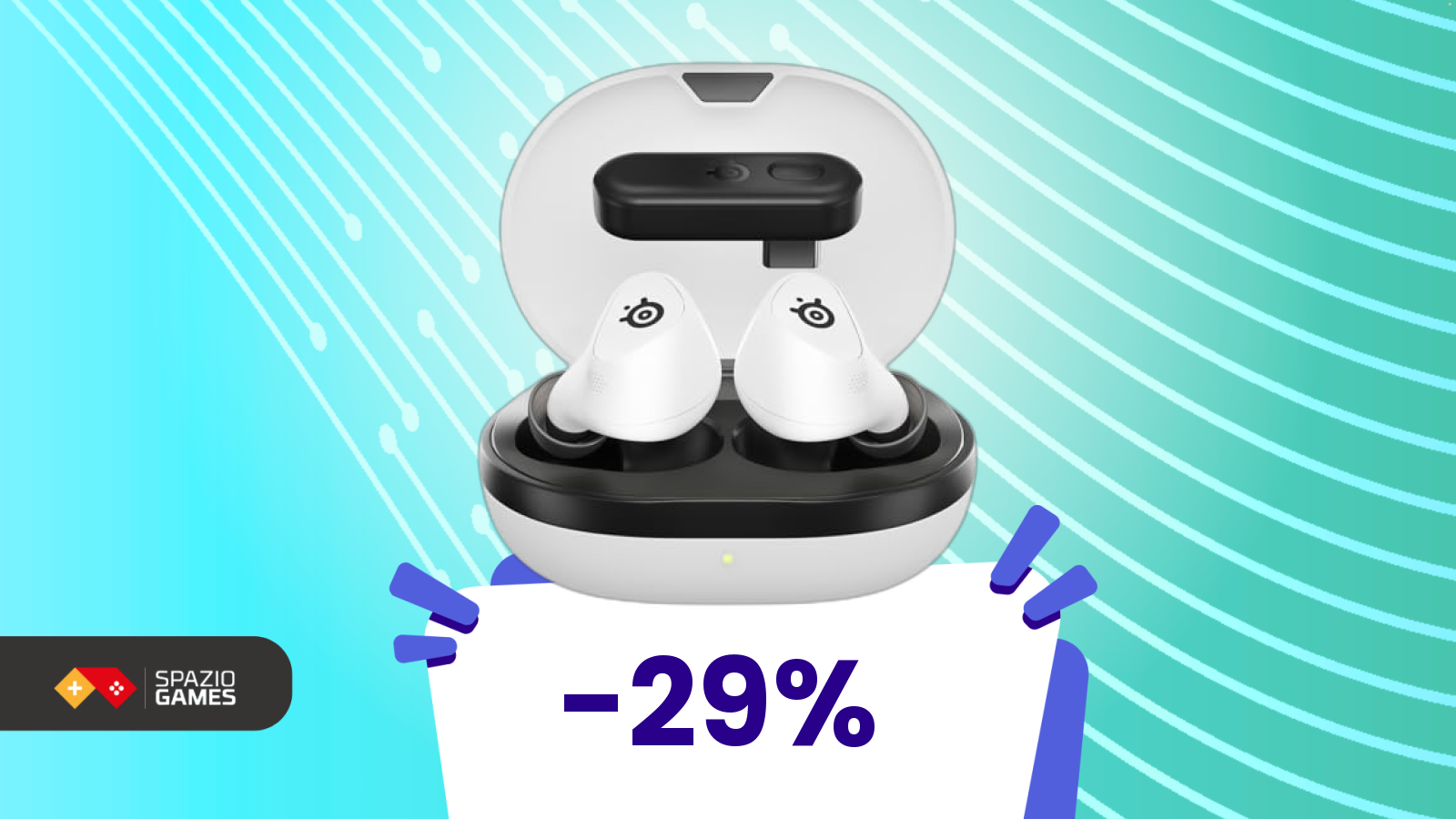 Vinci ogni partita, e il prezzo! Auricolari SteelSeries wireless da gaming