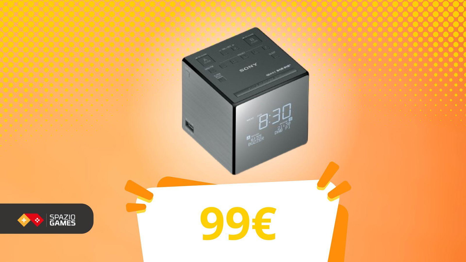 Promo esclusiva! Radiosveglia Sony bella e conveniente, da Mediaworld