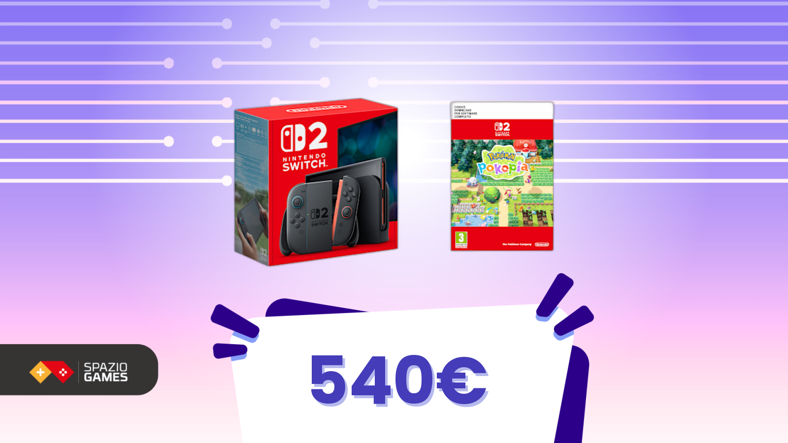 Switch 2: il bundle con Pokémon Pokopia arriva sul Nintendo Store