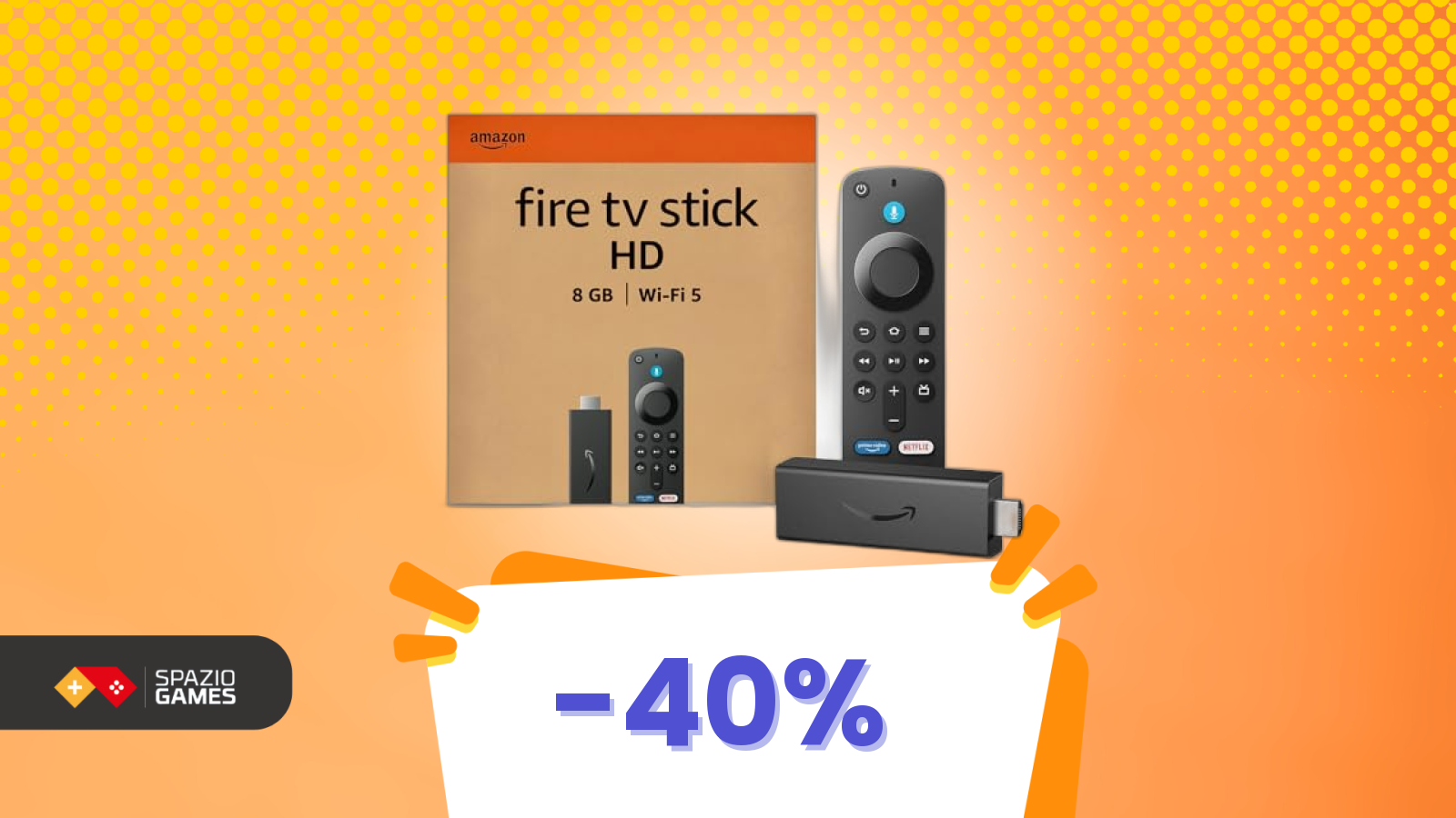 Fire TV Stick nuova versione a 27€, offerta top!
