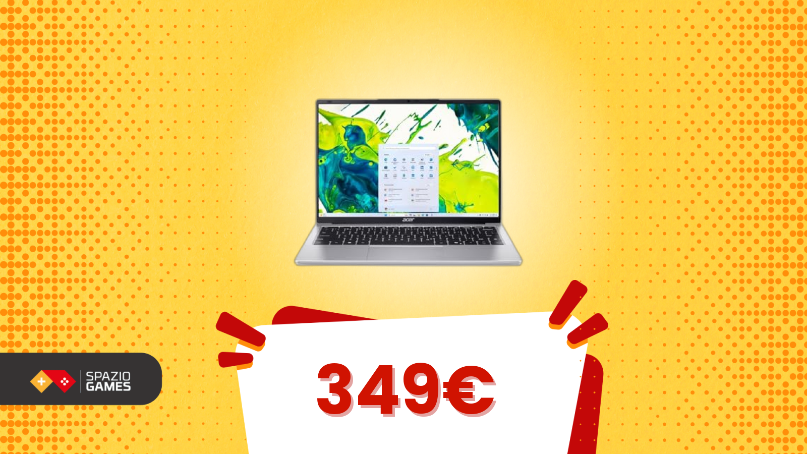 Meno di 350€ oggi: questo notebook Acer è ideale per la vita di tutti i giorni