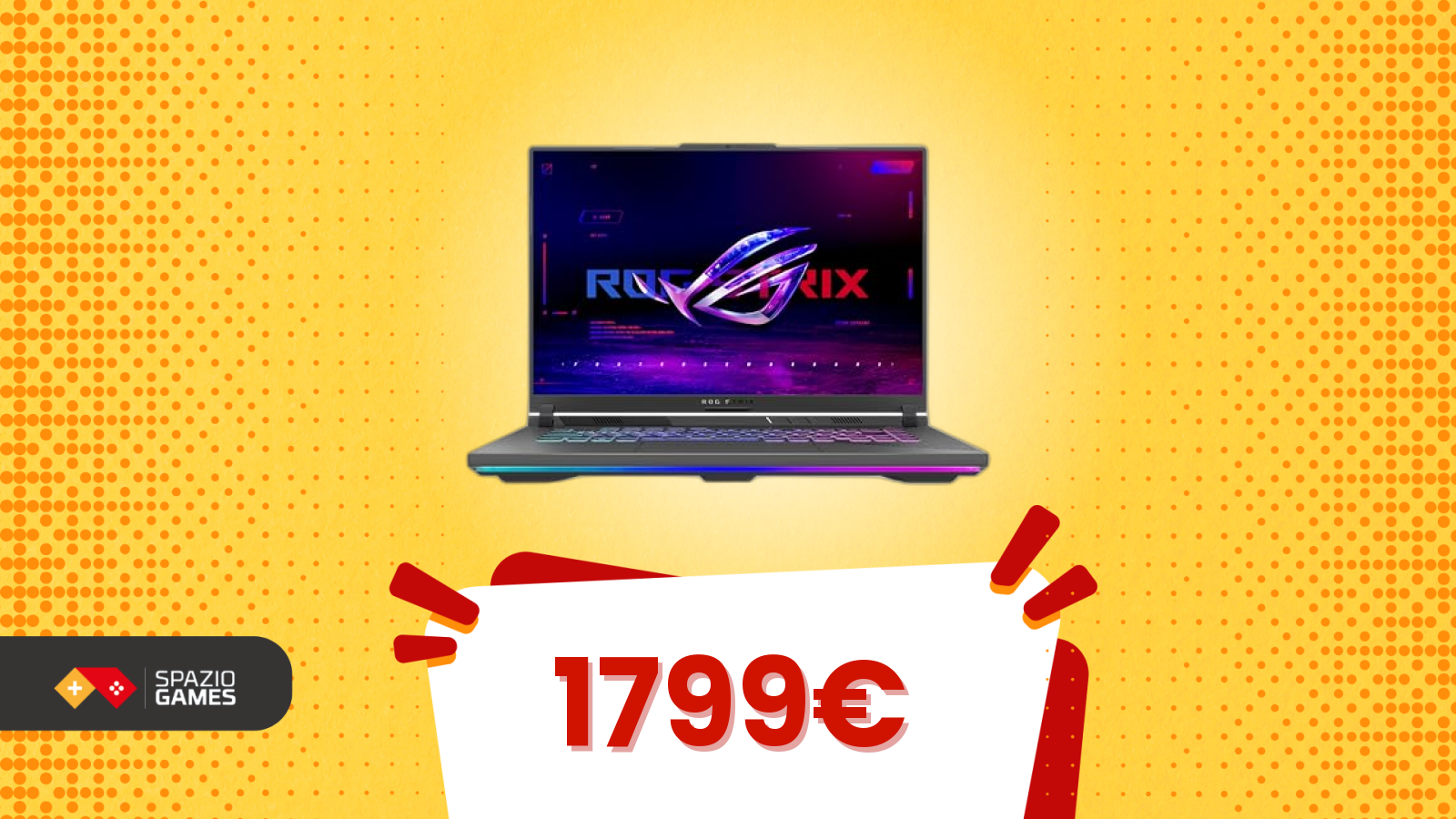 Gaming estremo: ASUS ROG Strix scontato di 500€ con Resident Evil incluso