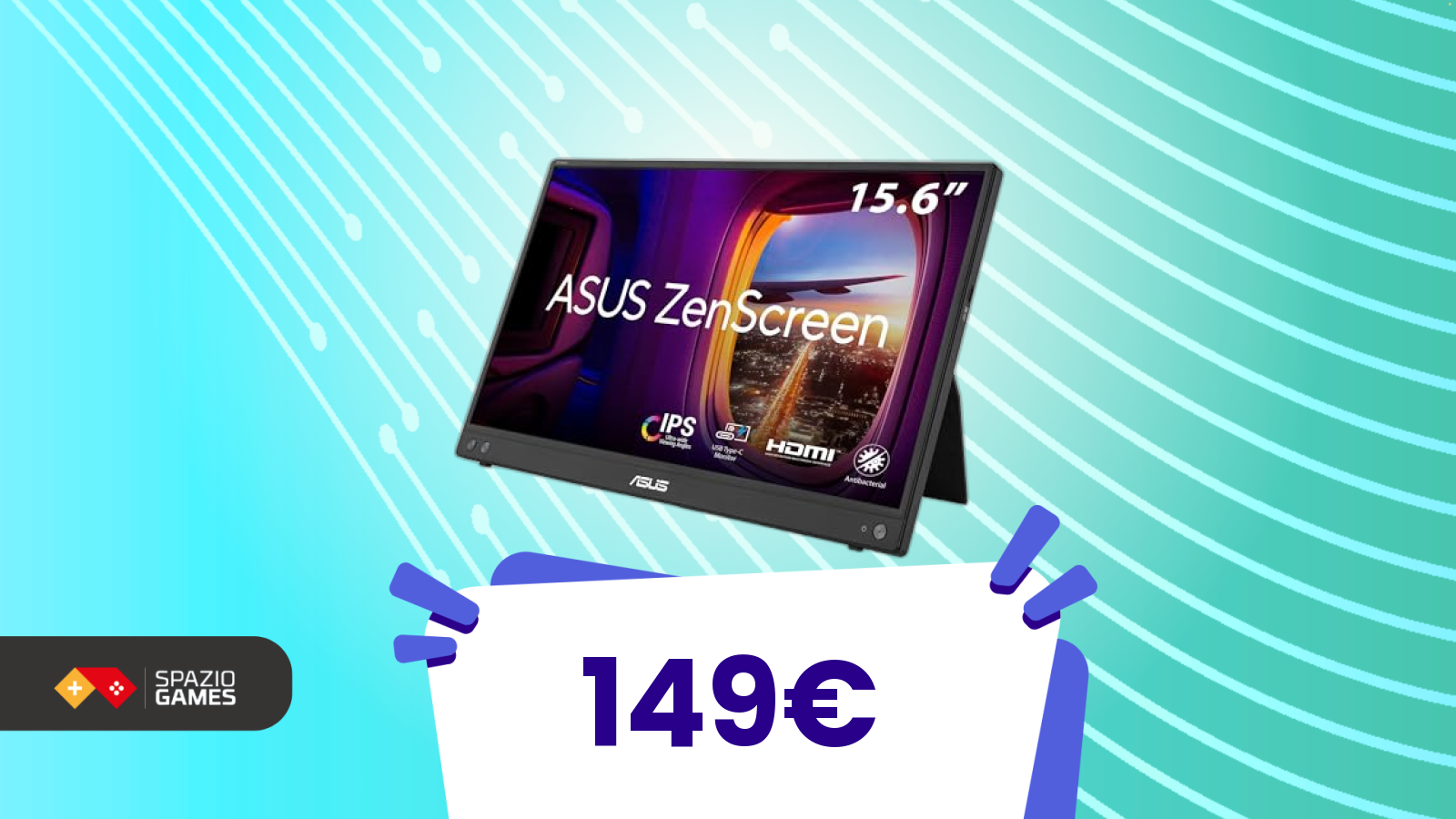 Cerchi un monitor portatile? Questo Asus oggi costa meno della media