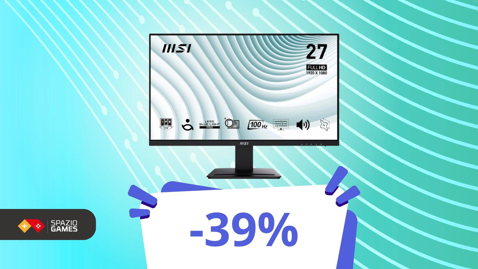 Semplice ma da PRO: il monitor MSI che oggi costa solo 85€