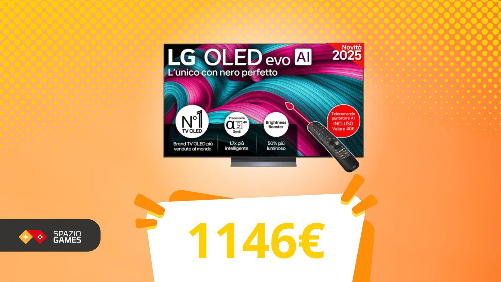 LG C5 a 1146€. E sì, è la 65"! Affare senza pari