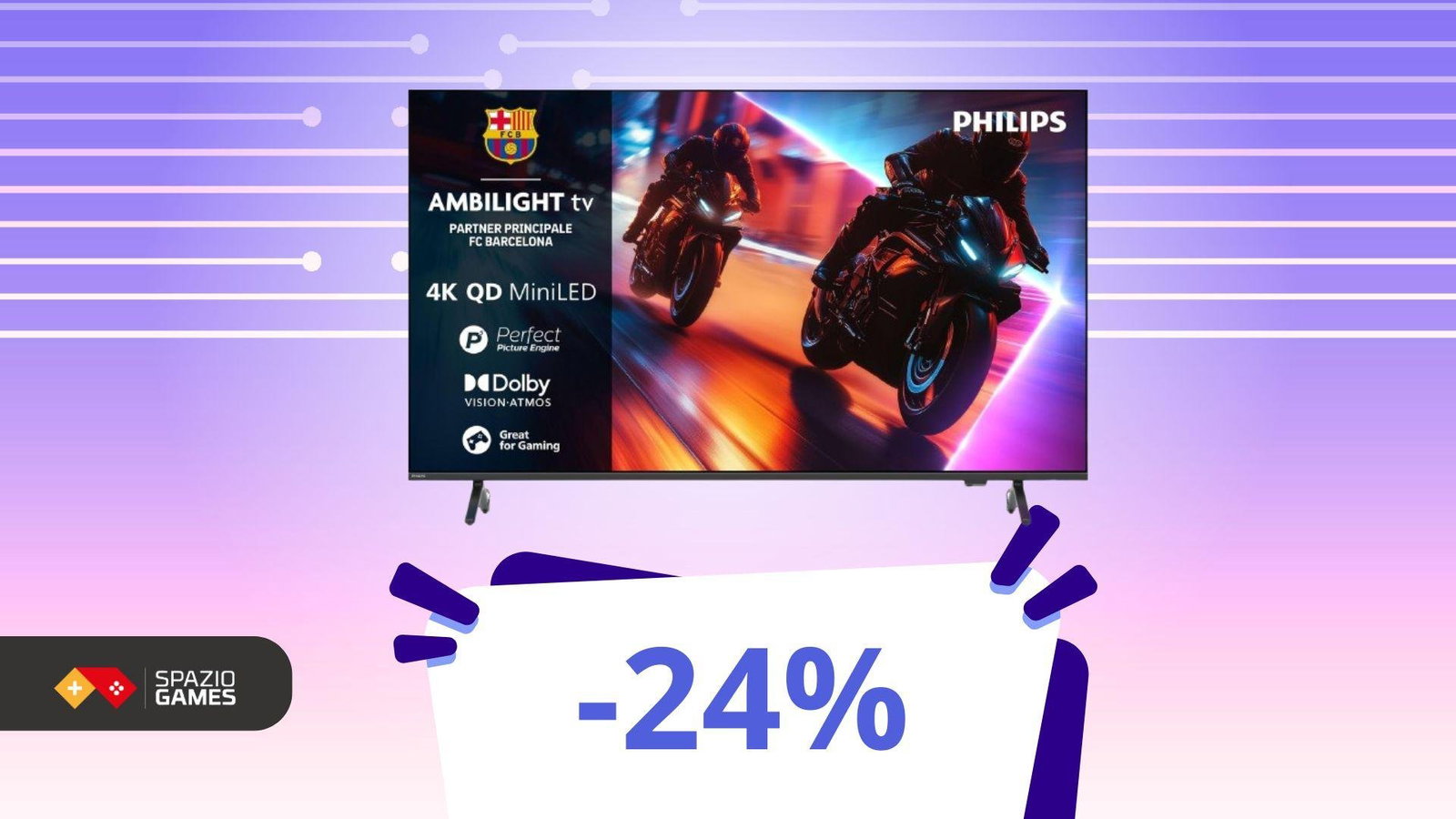 La tua combinazione ideale è Mini-LED con Ambilight? Ecco la TV che sorprende, anche con il prezzo!