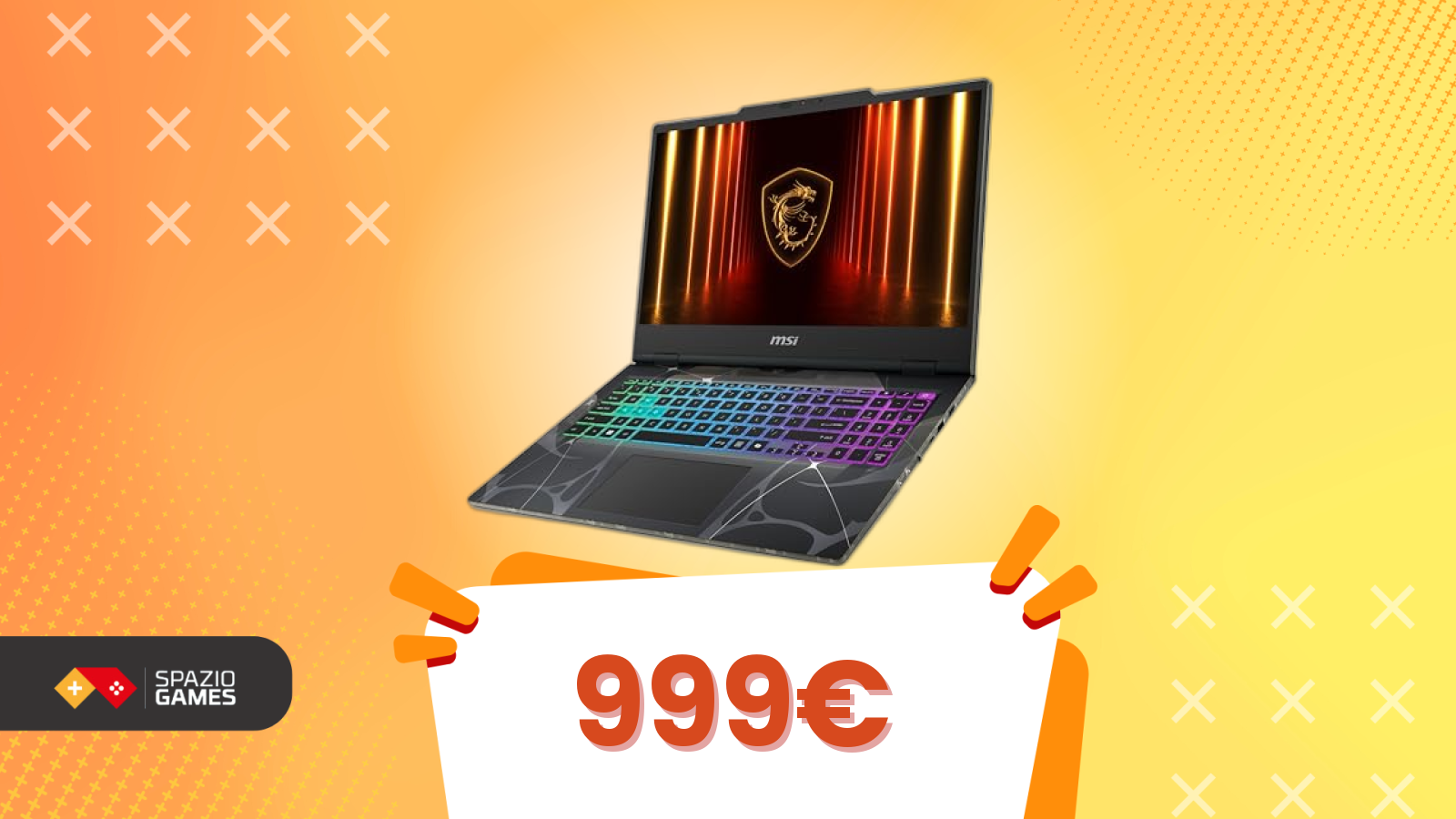 Gaming sotto i 1000€? Questo notebook è l’occasione delle offerte di primavera