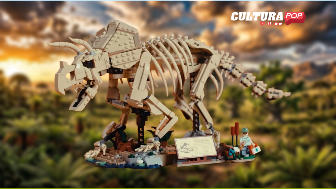 LEGO Triceratopo: un fossile di dinosauro da costruire