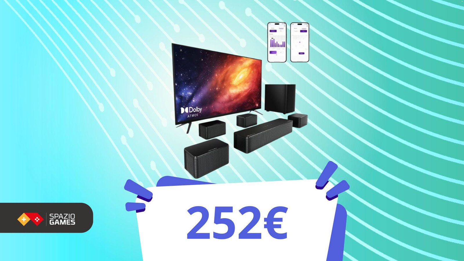 Il tuo impianto 7.1 a meno di 250€: semplice da installare, sorprendente da ascoltare