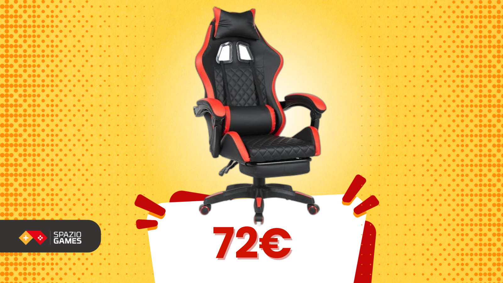 Sedia metà gaming, metà presidenziale ... 100% conveniente
