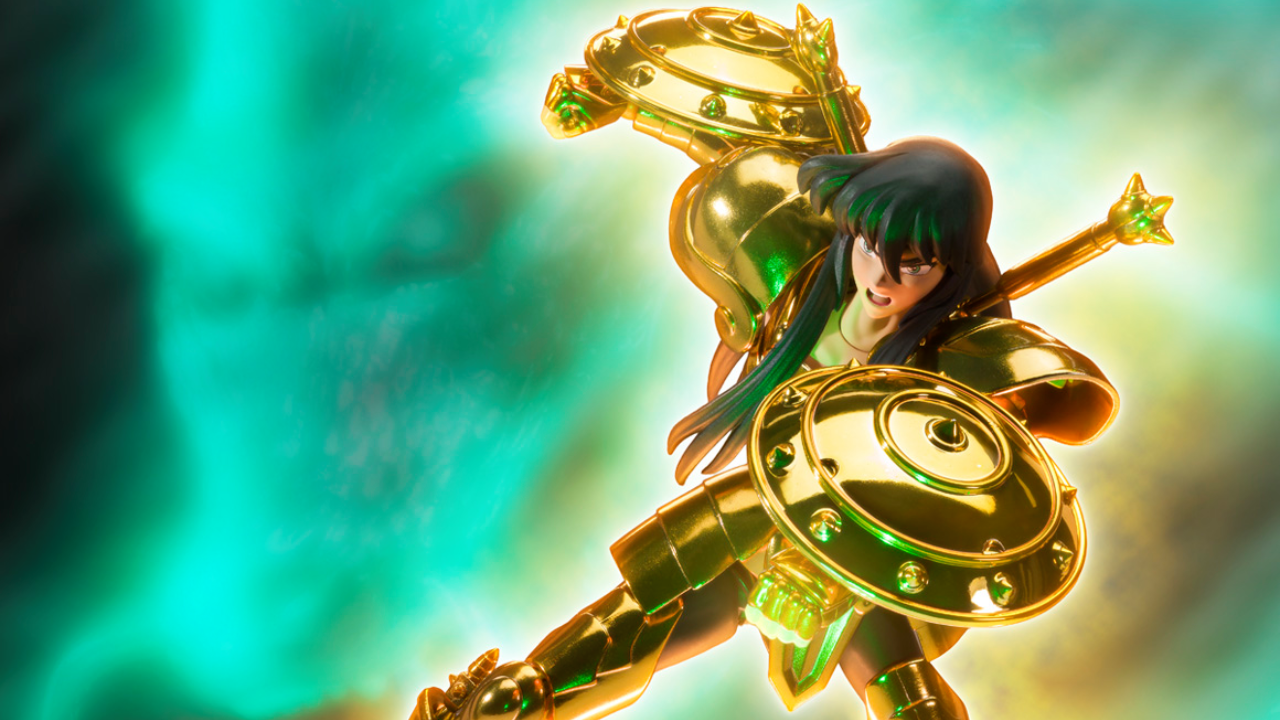 Shiryu indossa la Gold Cloth della Bilancia nella linea EX Metal