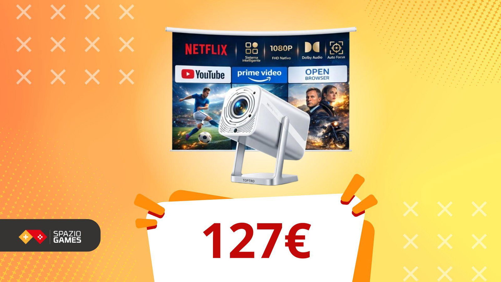 Coupon a profusione! Porta a casa questo proiettore a soli 127€