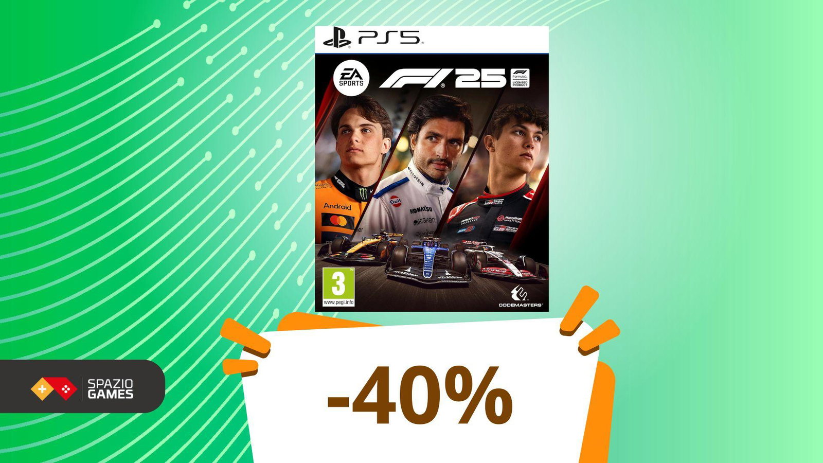 F1 26 romba sui circuiti, F1 25 per PS5 ora a prezzo da podio sotto i 30€