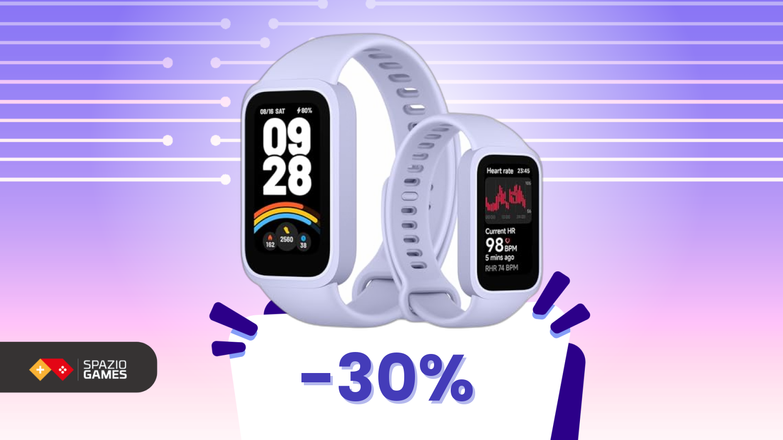 Super offerta! XIAOMI Smart Band 9 Active a meno di 19€