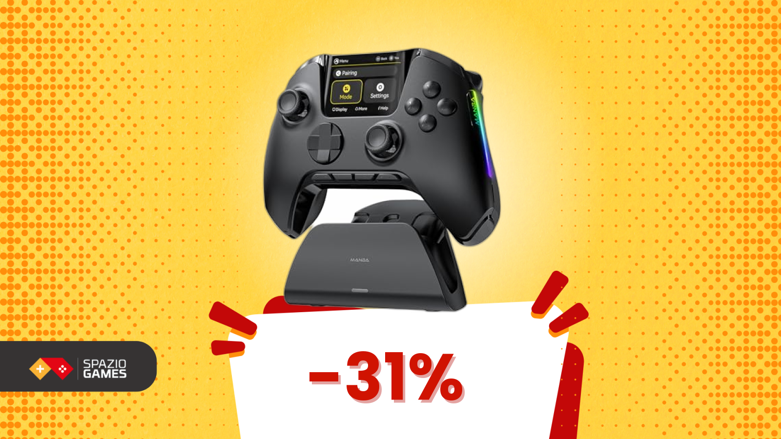 Più di un semplice controller: display interattivo e -31% lo rendono irresistibile