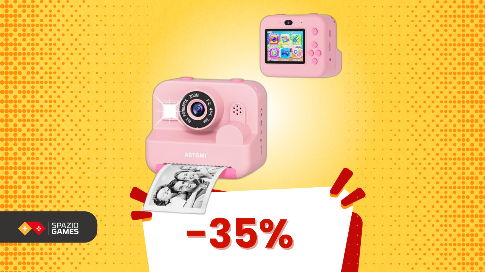 Introduci i più piccoli alla fotografia con questa istantanea in offerta a 26€