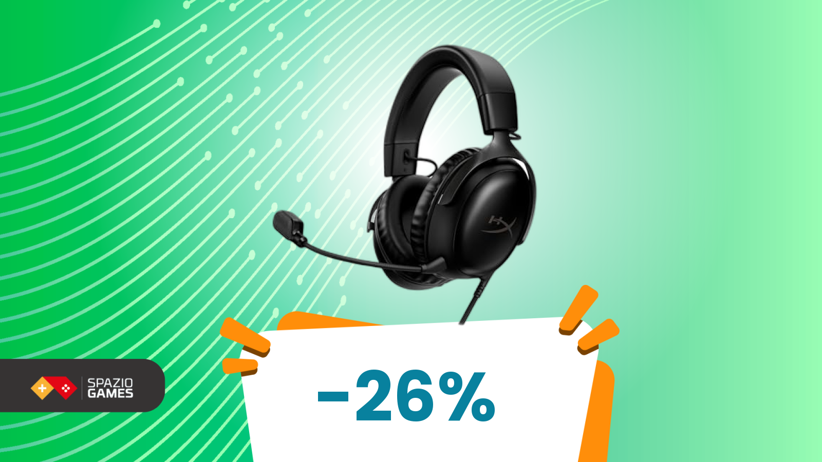 Non ascoltare solo, vivi il suono: cuffie HyperX in sconto oggi
