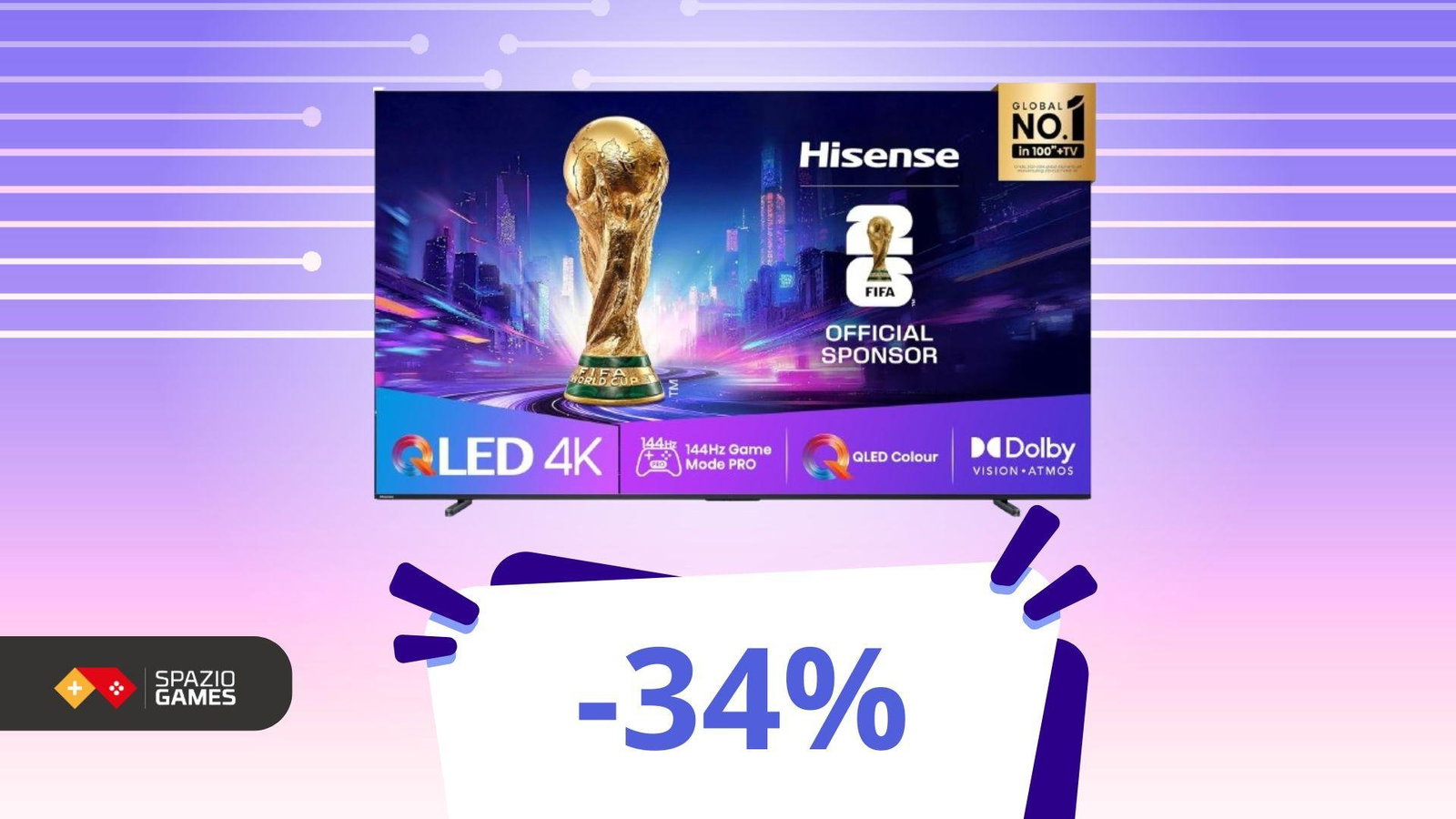 100 pollici e 700€ di sconto: chi pensa più a OLED e Mini-LED?