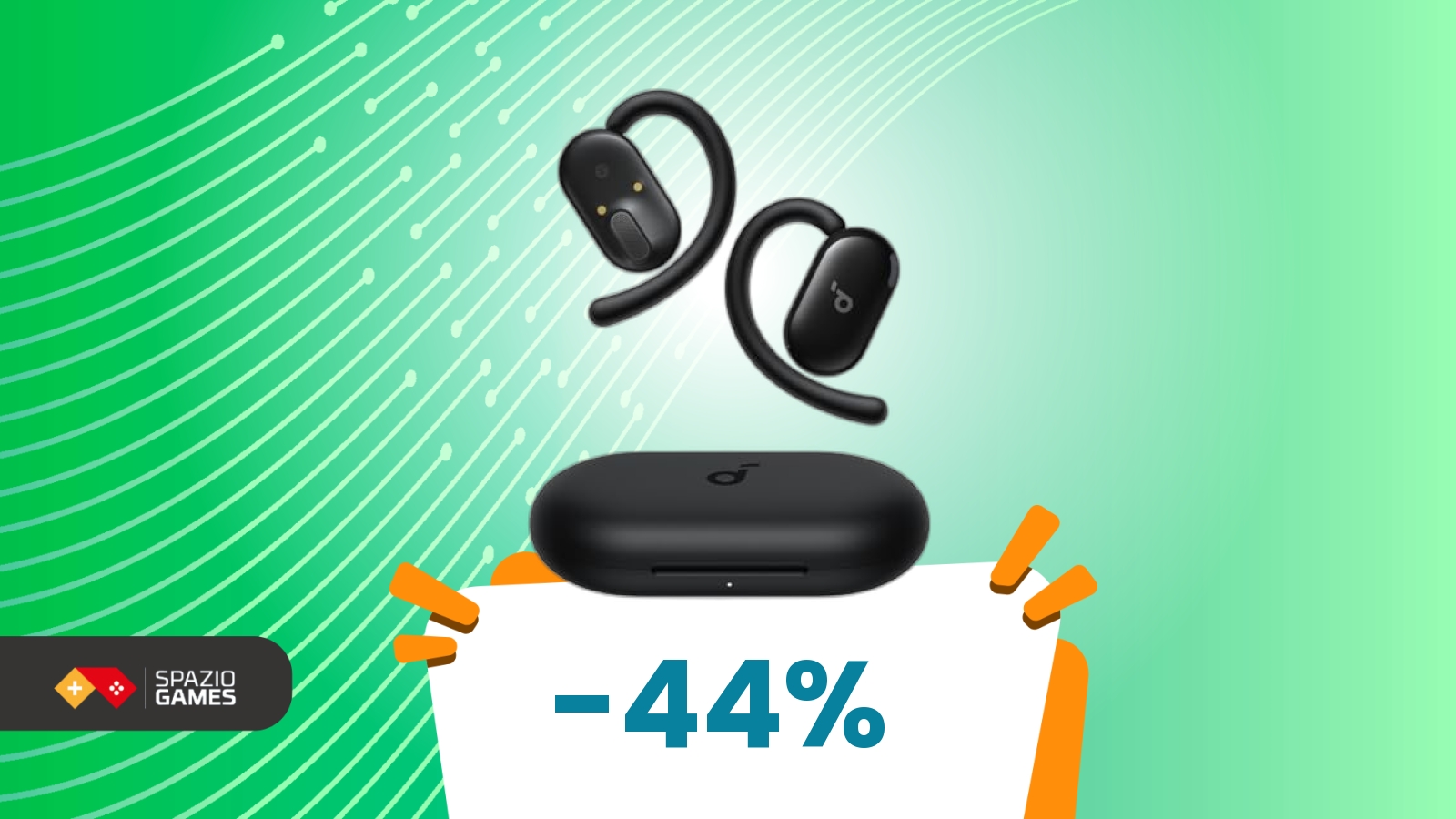 -44%: il motivo perfetto per provare gli auricolari aperti