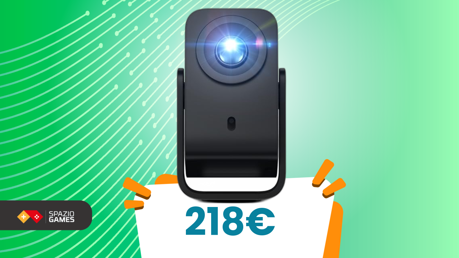 Mini proiettore TCL + Google TV certificato: oggi con uno sconto che fa la differenza