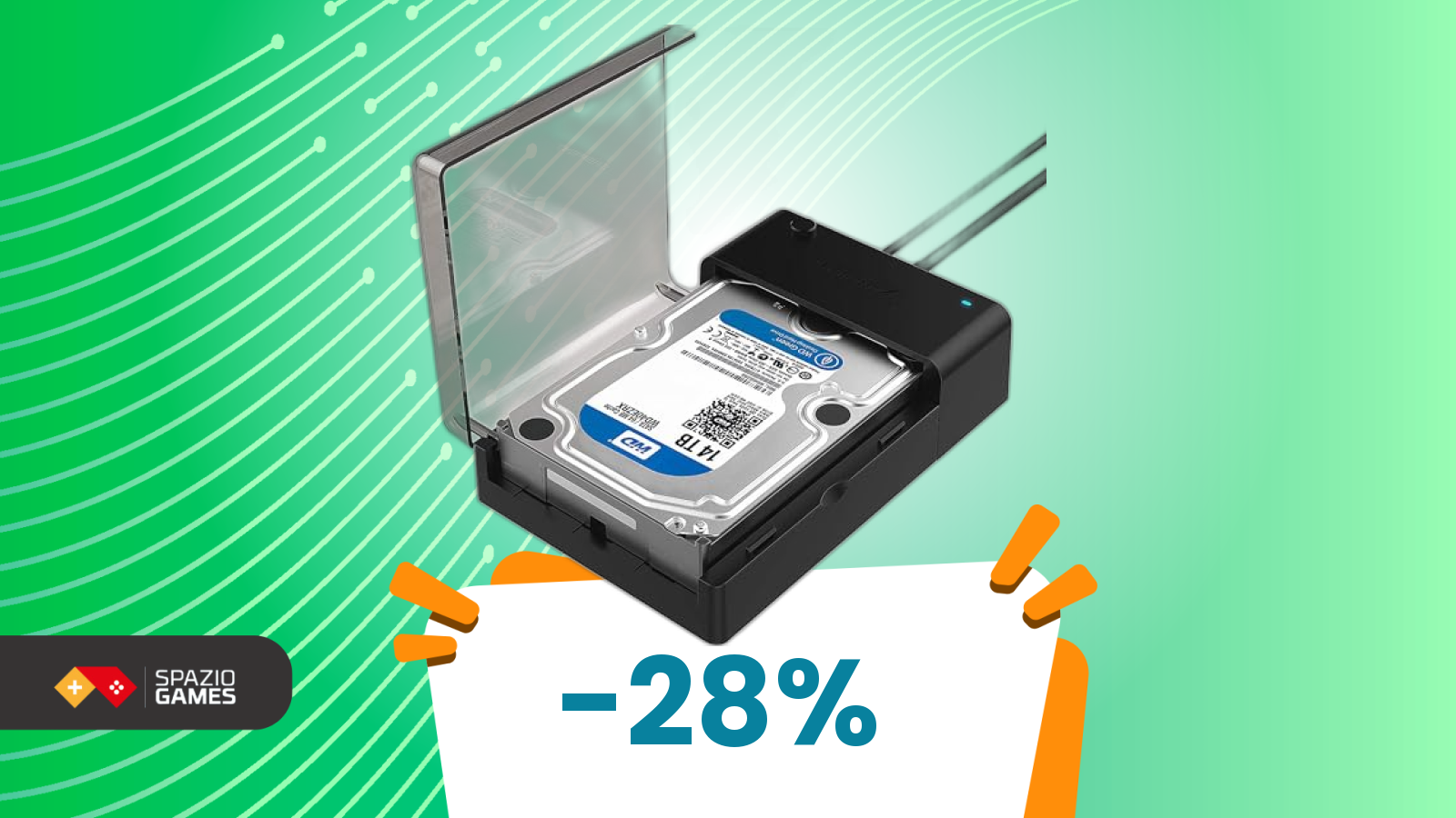 La soluzione semplice per trasformare il tuo Hard Disk SATA in portatile