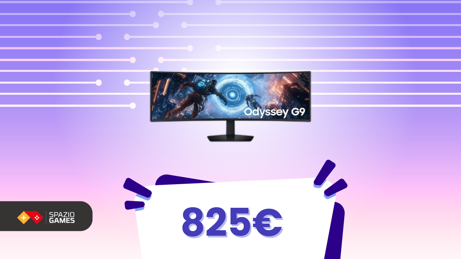 -31% sul mostruoso Odyssey G9 da 49”: immersione totale garantita