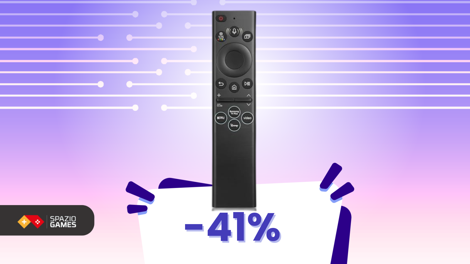 Telecomando smart compatibile con TV Samsung: ora scontato del 40%