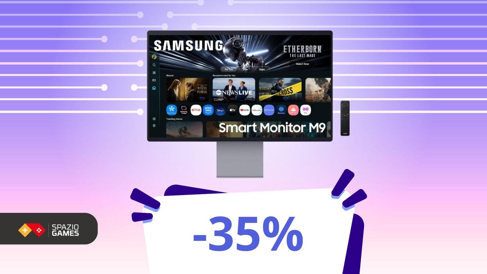 Lo Smart Monitor OLED Samsung? Bello. A -35% su Amazon? Molto meglio