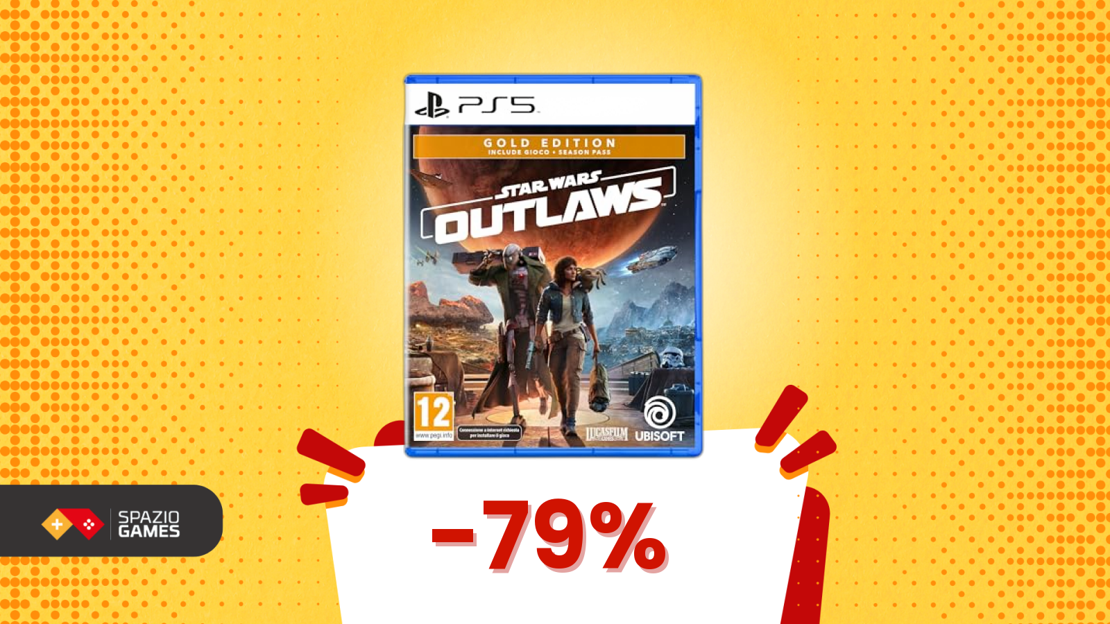 Star Wars Outlaws crolla di prezzo: -79% per la versione Gold