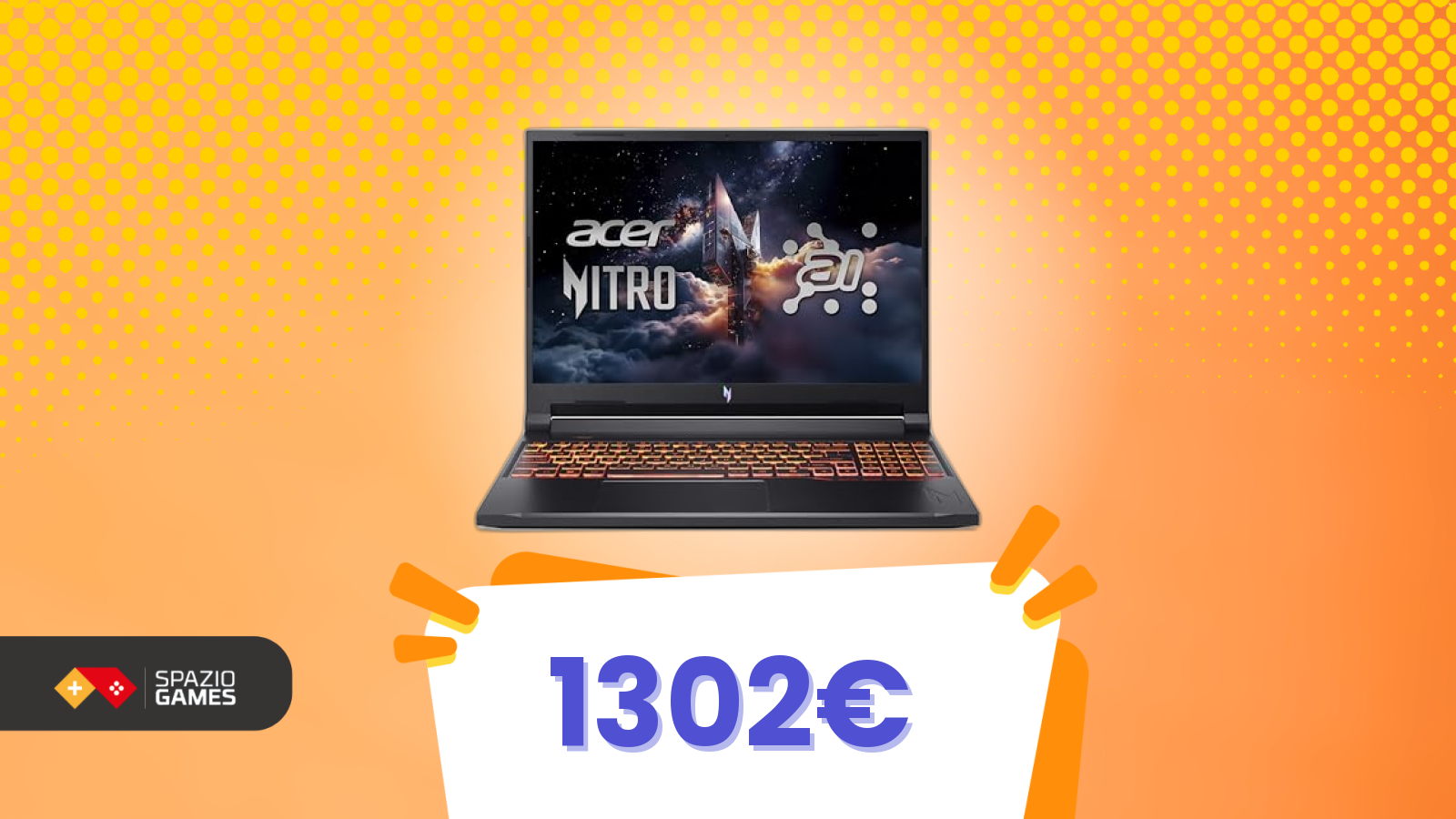 Con i prezzi di oggi, questo Acer con RTX 5070 è un affare a 1300€