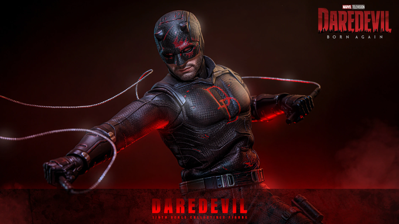 Daredevil: rosso e nero si fondono nella nuova action doll Hot Toys