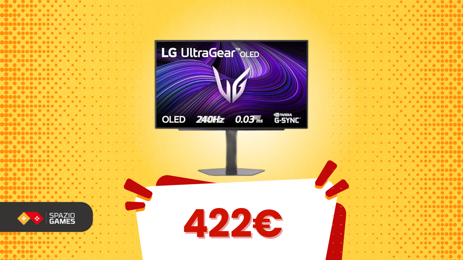A volte a cambiare non è il PC, ma il monitor: LG OLED oggi a 422€
