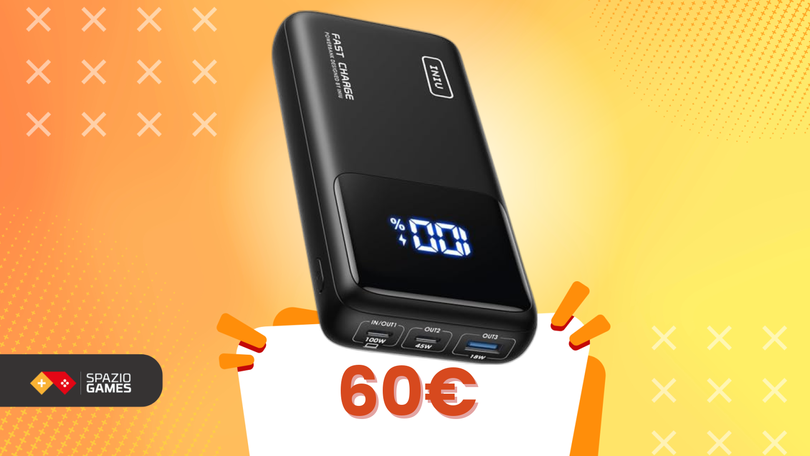 Se 20.000mAh non ti bastano: ecco la powerbank da 25.000mAh con il 20% di sconto
