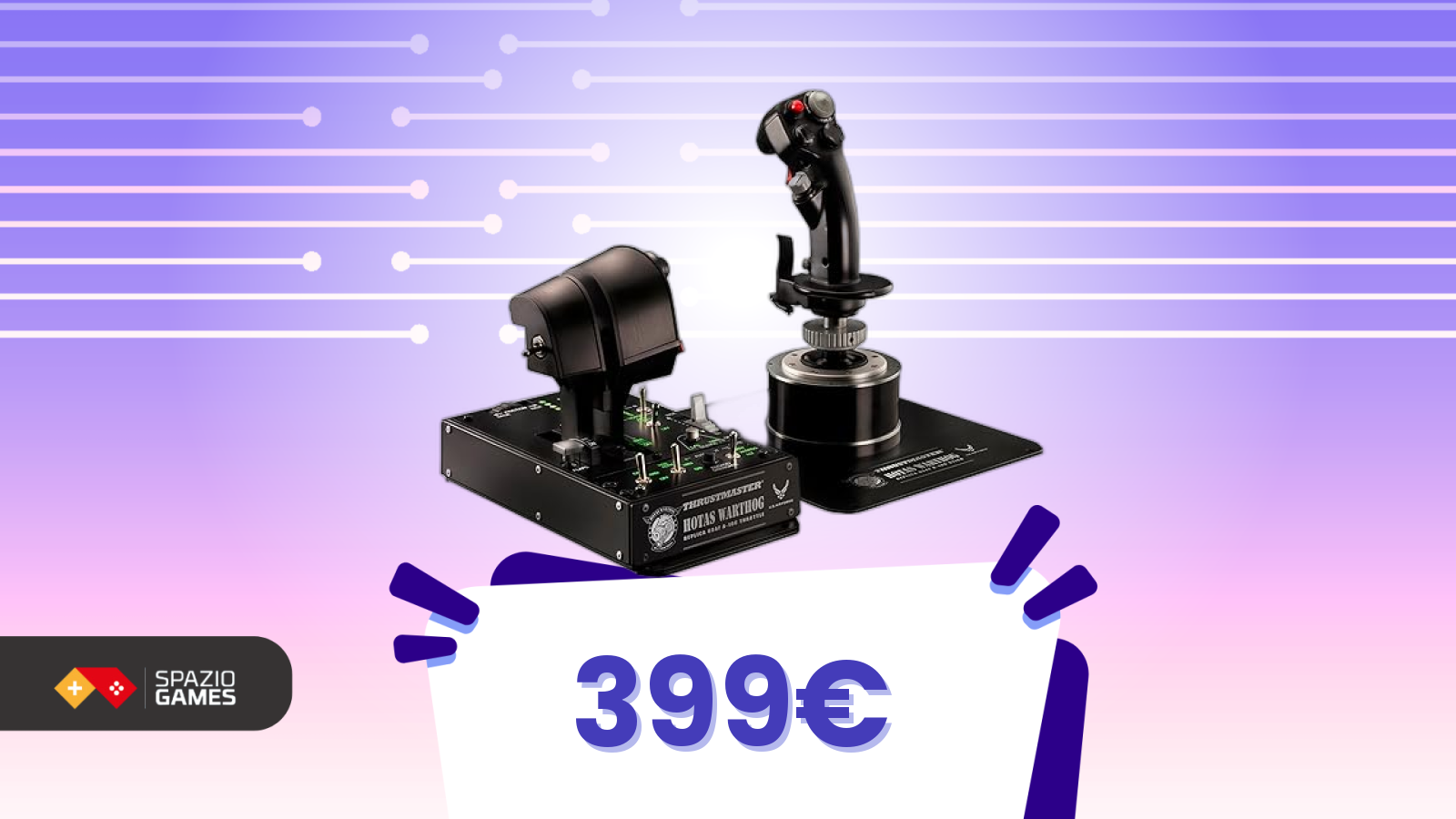 Questo joystick Thrustmaster storico finalmente con uno sconto che ha senso