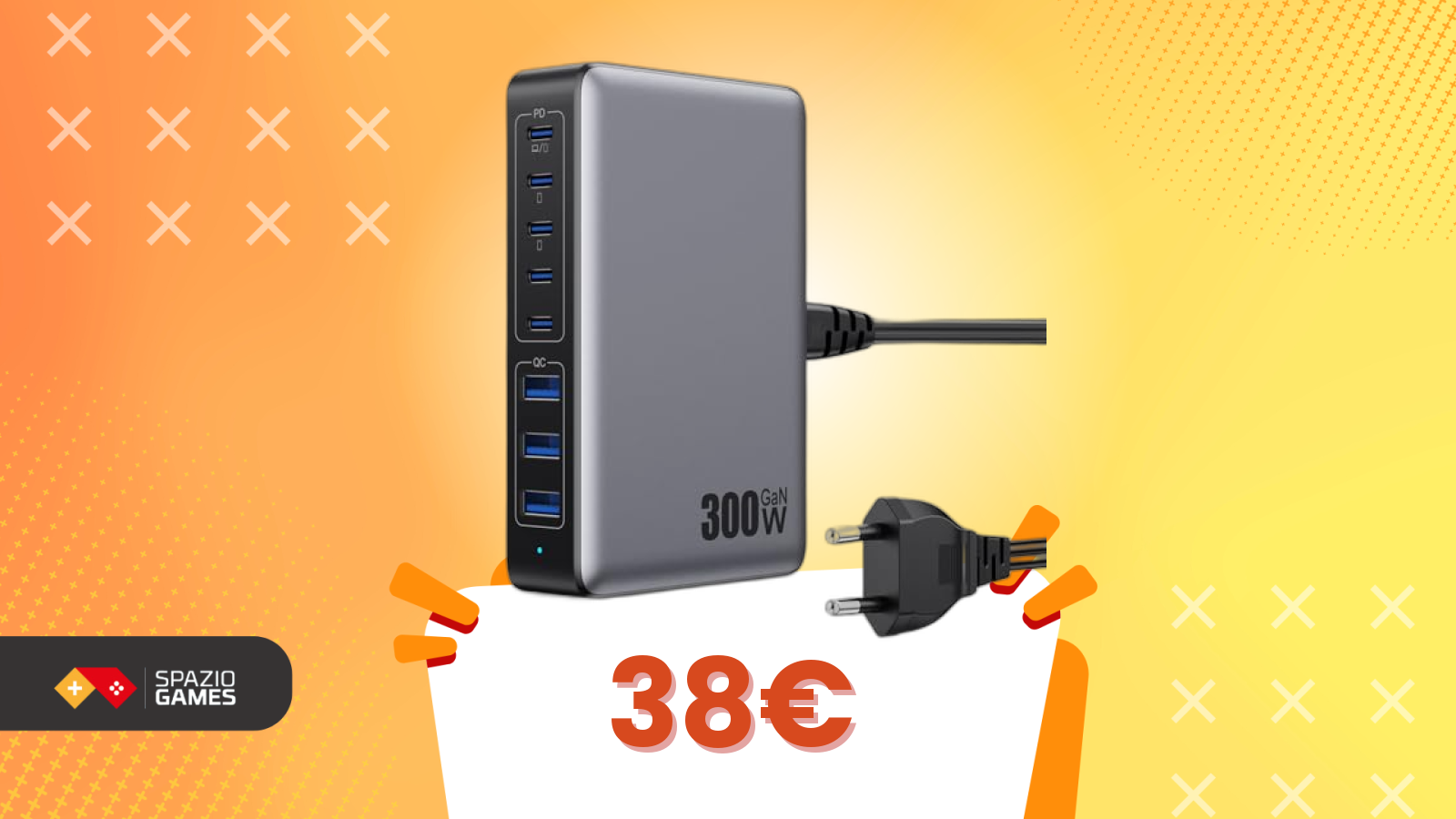 Molto più conveniente della media: il caricabatterie da 300 W che ti conviene