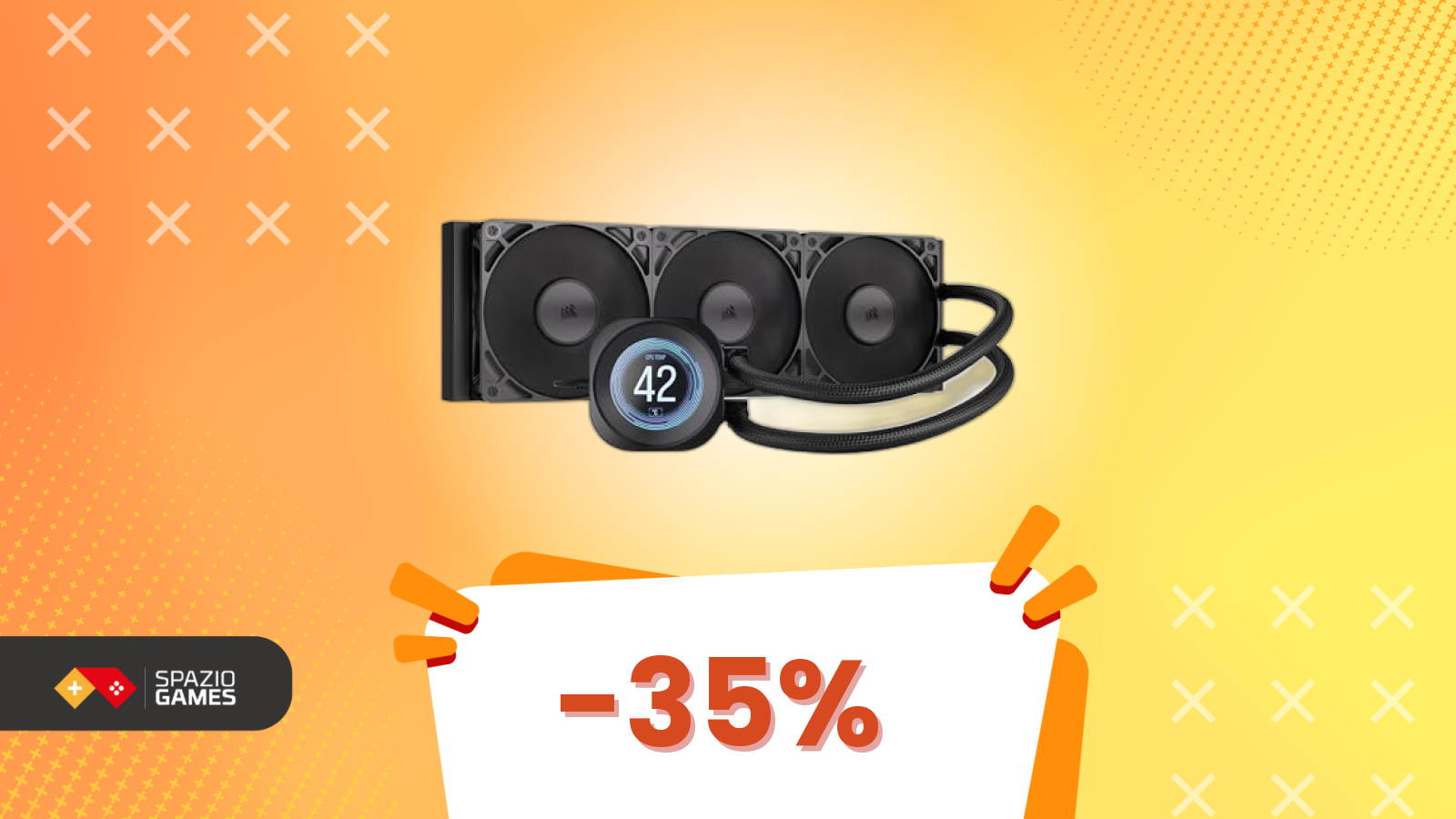Corsair a liquido: sconto storico del -35%, imperdibile!