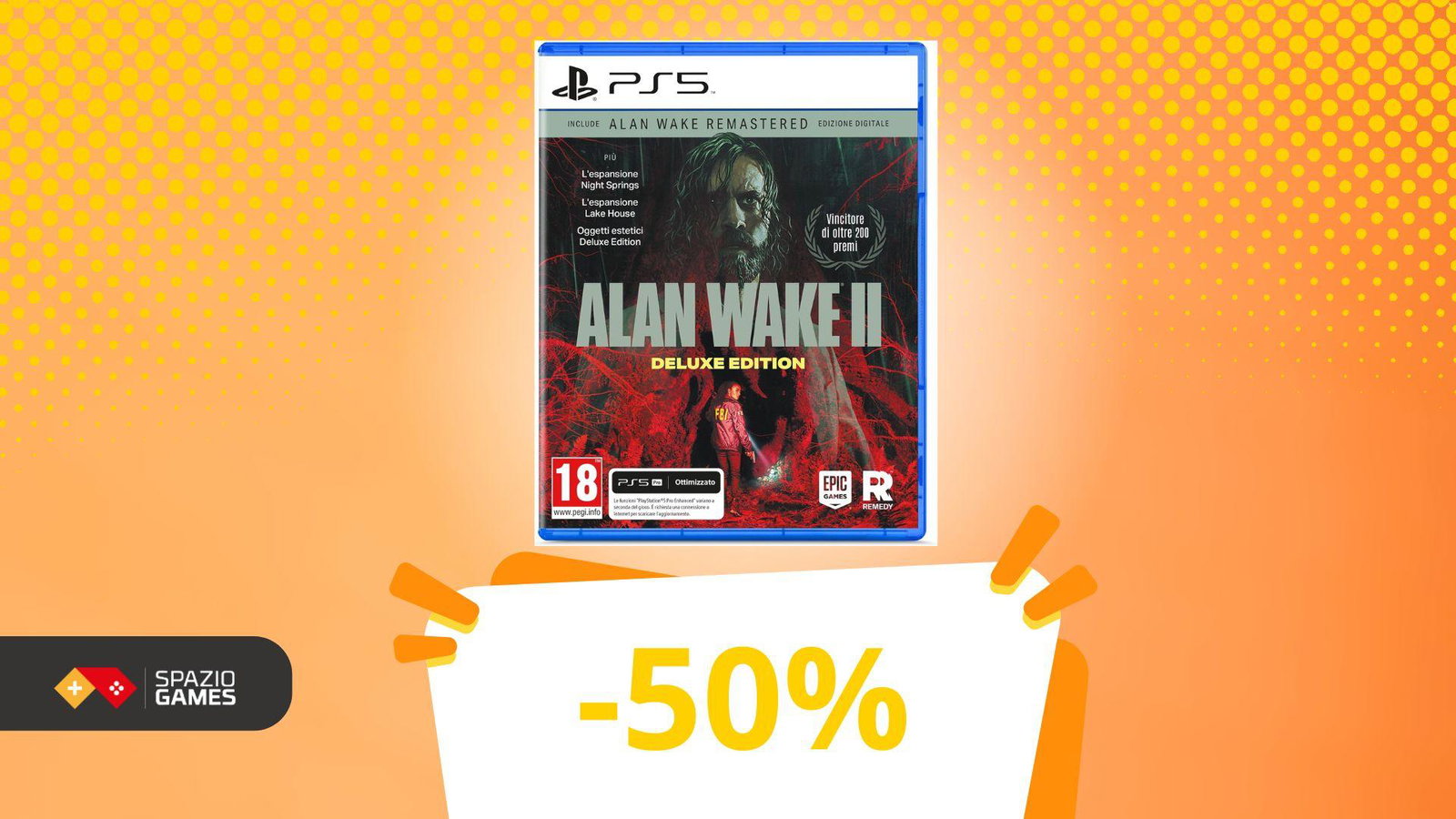 Se non l’hai ancora giocato, Alan Wake 2 Deluxe è ora a metà prezzo