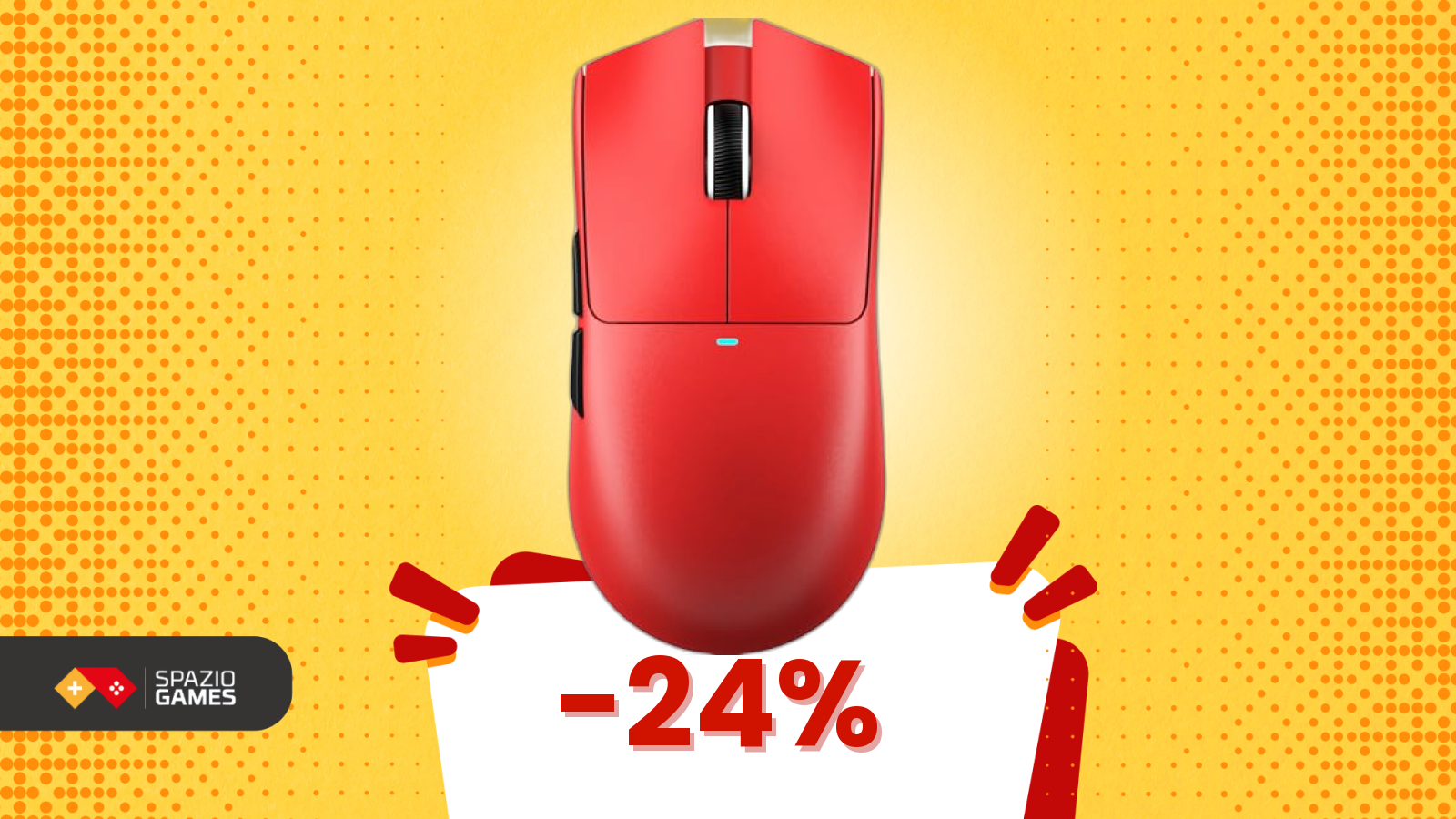 Non più di 25€ per un mouse gaming? Questo vale molto di più, ma oggi lo prendi a 25€