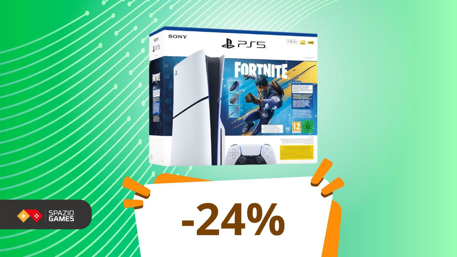 PS5 + Fortnite sotto i 500€: Amazon batte i rincari di Sony!