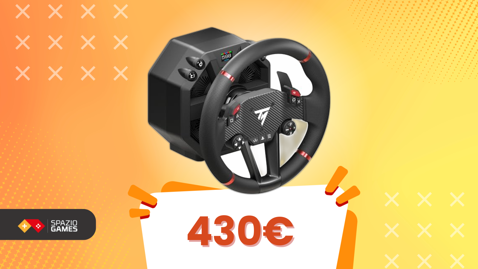 Simracing realistico come mai prima! Volante Direct Drive Thrustmaster a soli 429€