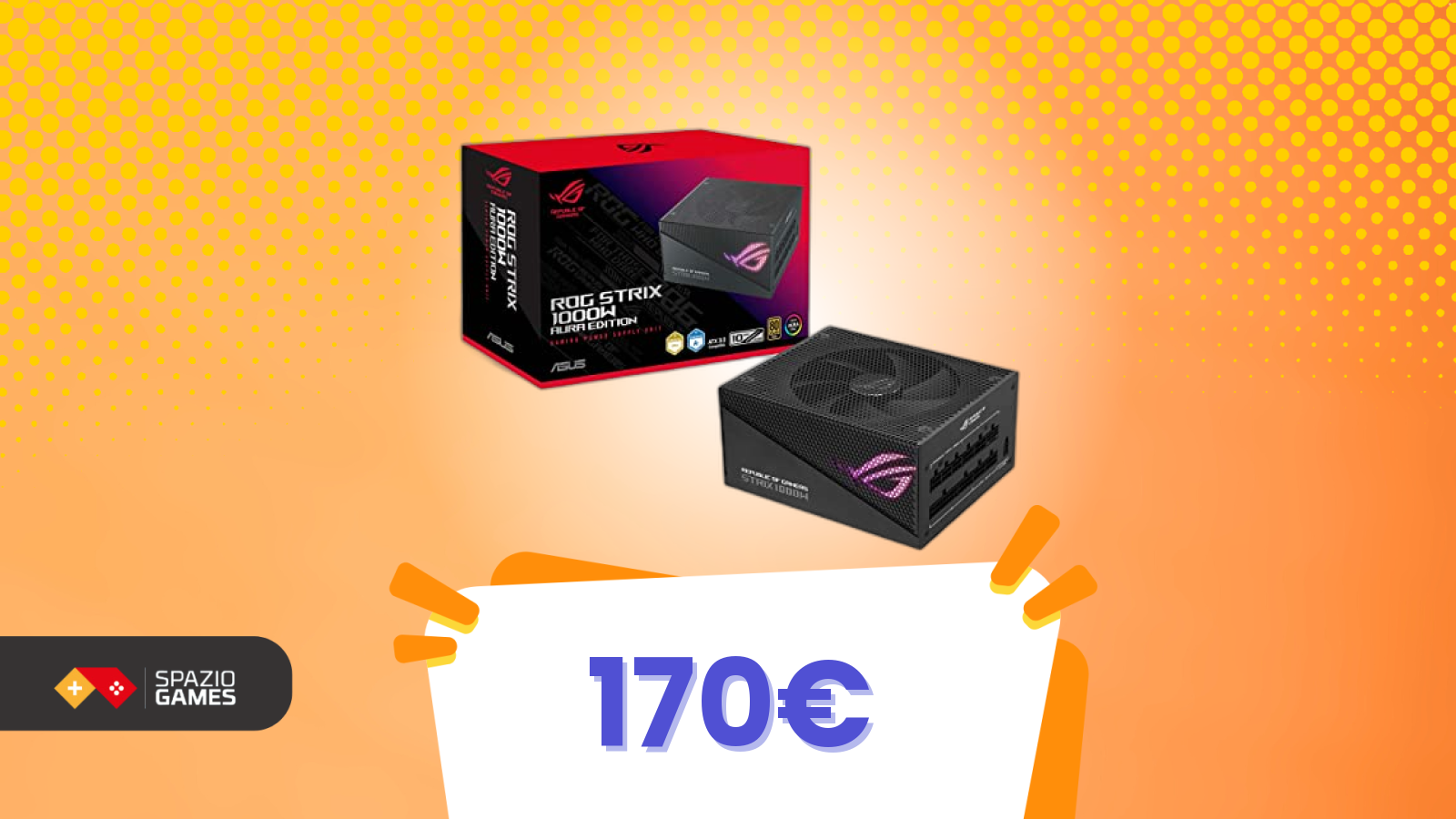 Il 1000W Asus ROG più conveniente di sempre (anche se è esagerato)