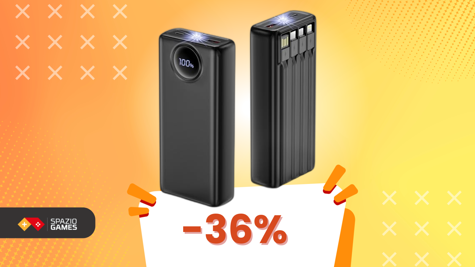 Una sola Power Bank, energia per 4 dispositivi ovunque ti trovi