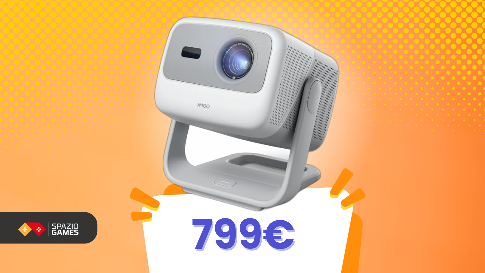 800€ ben spesi? Questo proiettore portatile ti farà dimenticare il buio