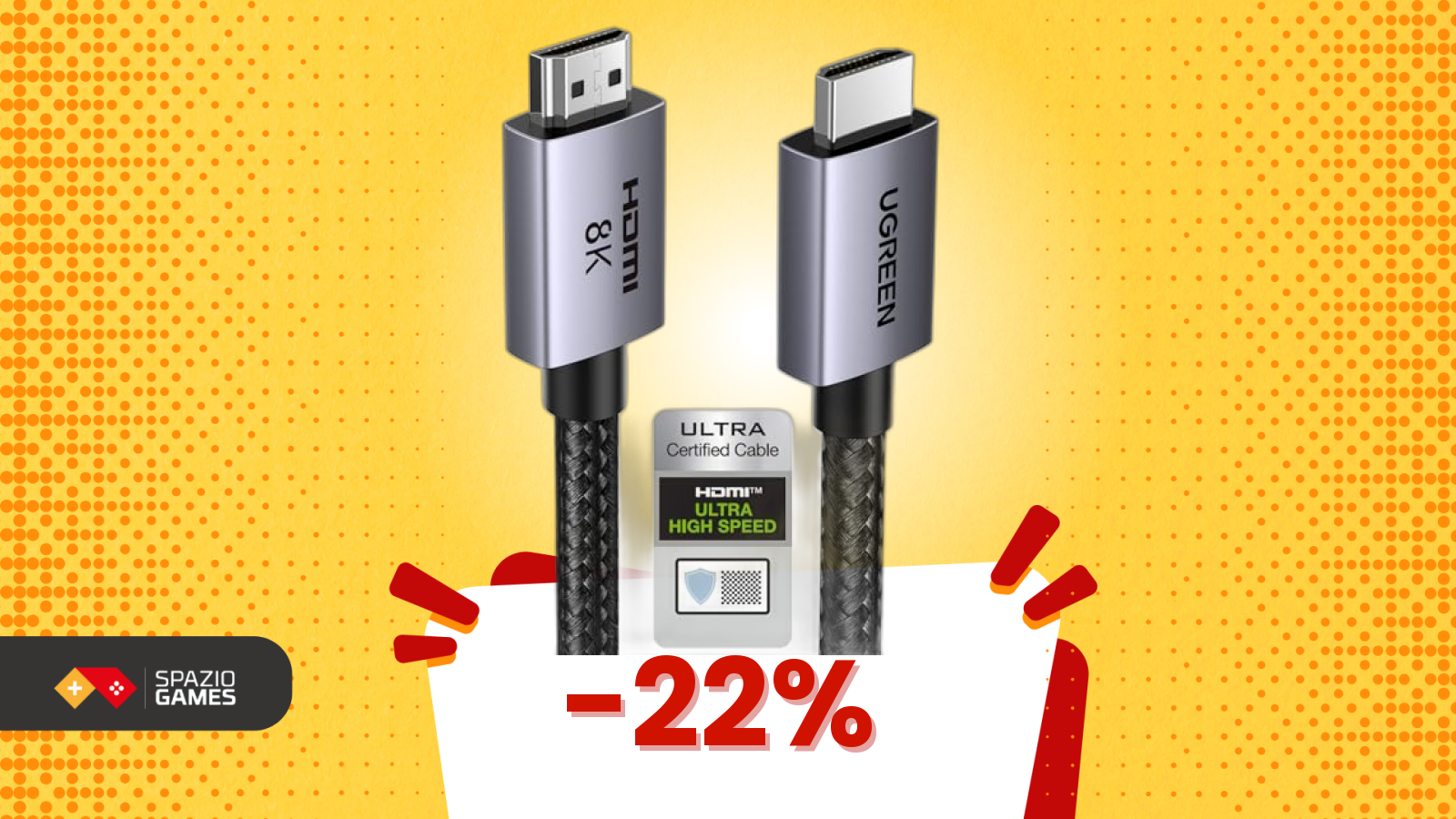 Basta cavi HDMI vecchi: con questo in offerta fai il salto di qualità
