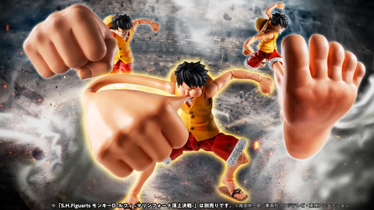 Luffy scatena il Gear 3: il nuovo Option Parts Set SH Figuarts è pura devastazione