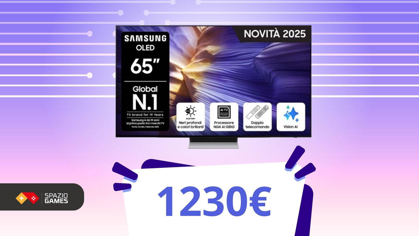 Migliori TV OLED 2025: questo modello ora è al minimo storico da Unieuro