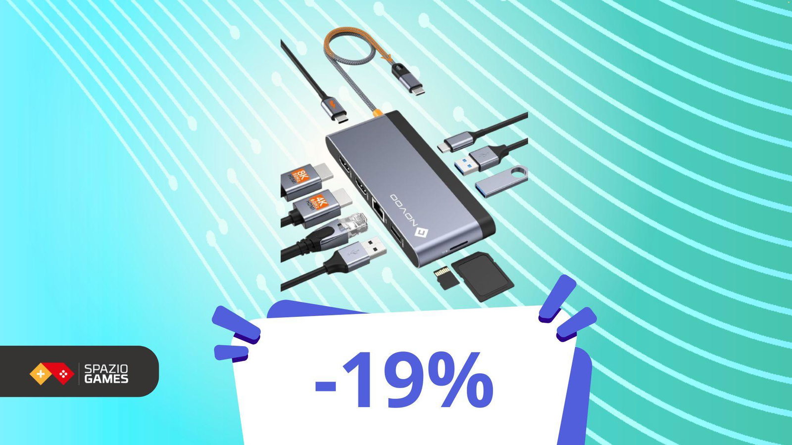 Addio porte mancanti: l’hub 10-in-1 più completo è ora tra i più scontati