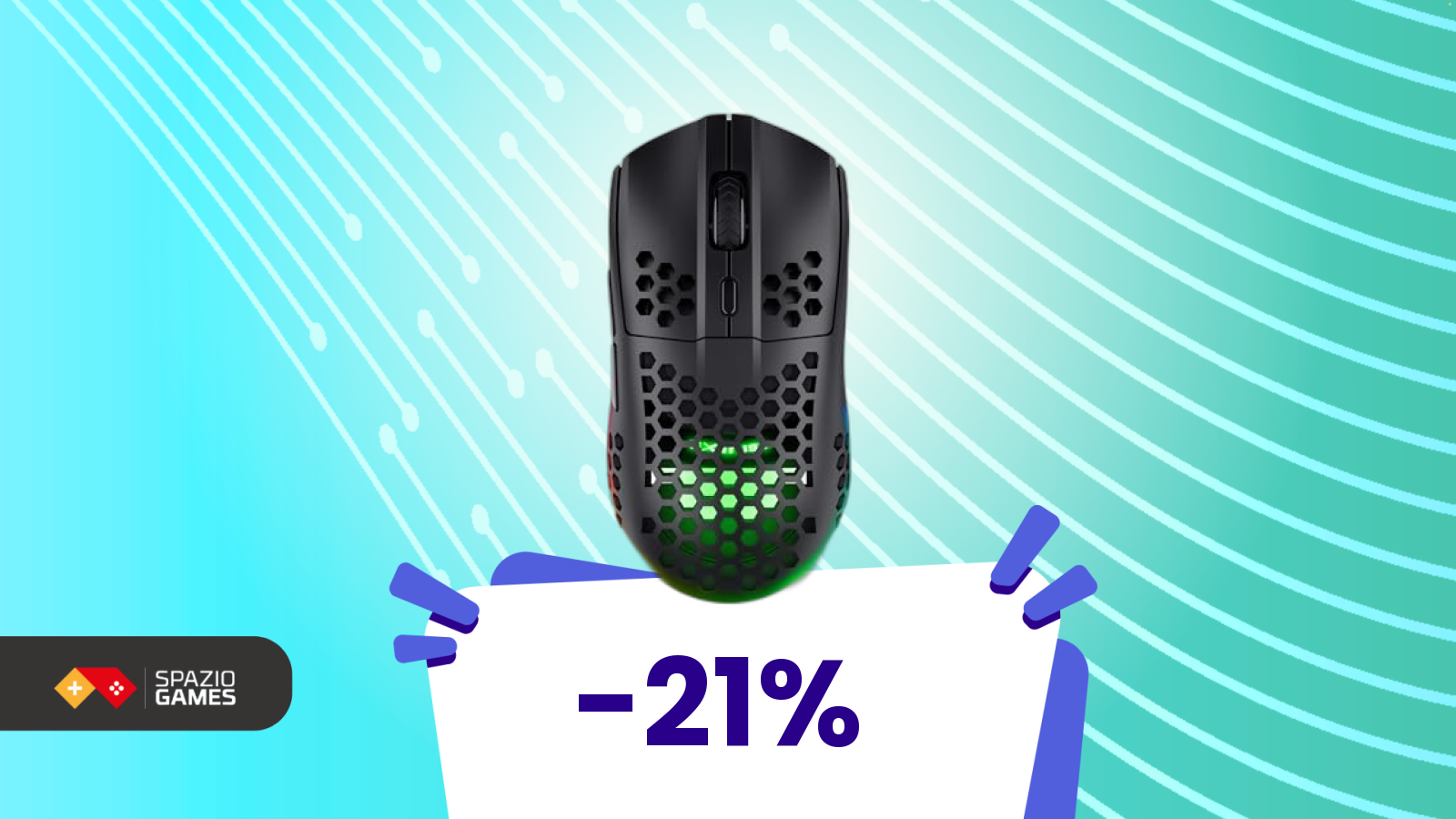 Se la leggerezza è la tua priorità, questa offerta sul mouse gaming fa per te