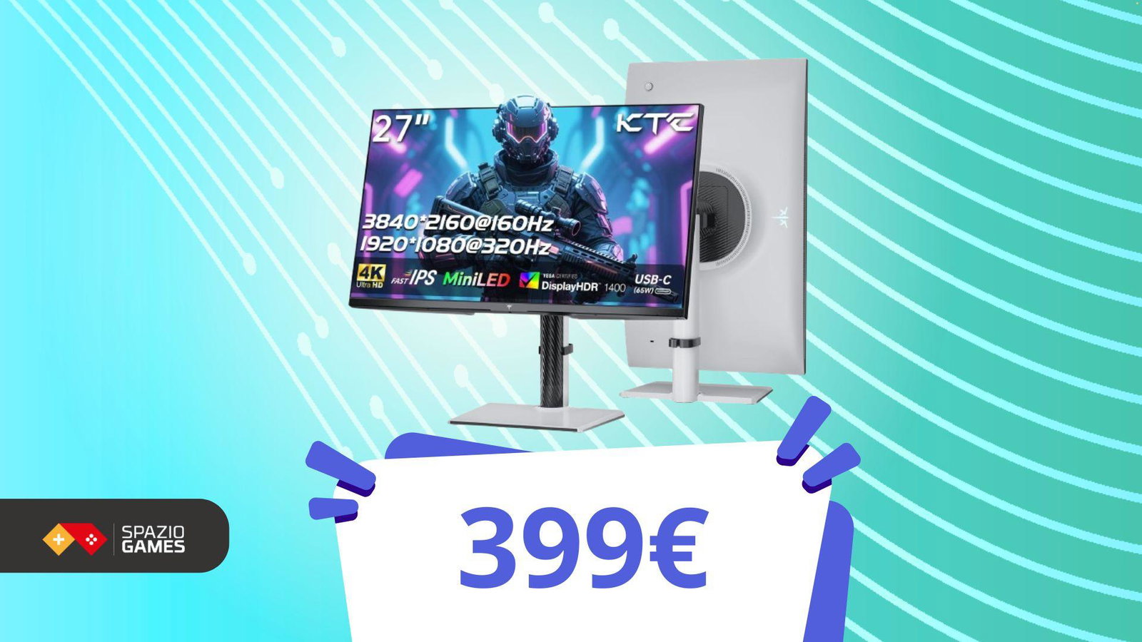 Il miglior monitor gaming sotto i 400€? Questo potrebbe esserlo