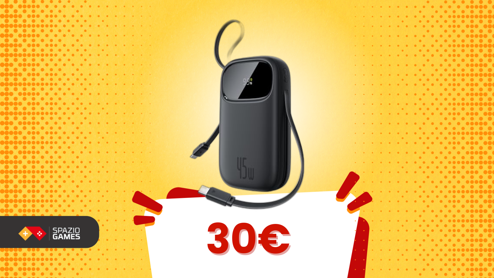Tra tante powerbank, questa con il 20% di coupon è la più sorprendente di oggi